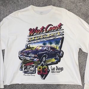 West Coast California Long-Sleeve Graphic Tee